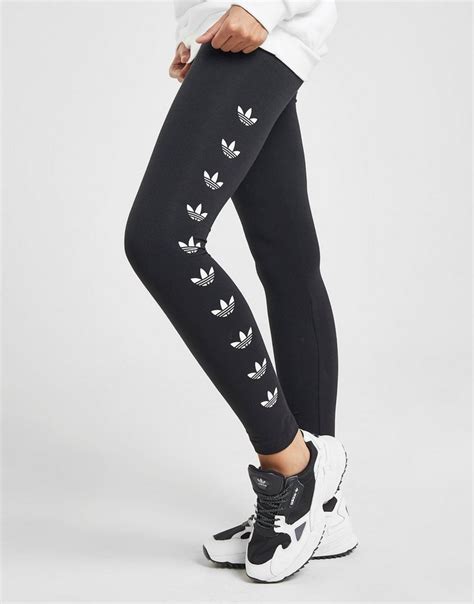 adidas trefoil repeat leggings